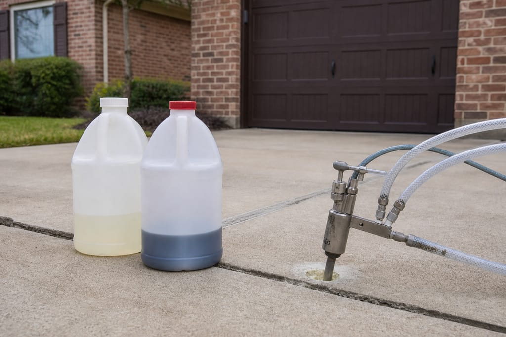 Two-part polyurethane foam photo